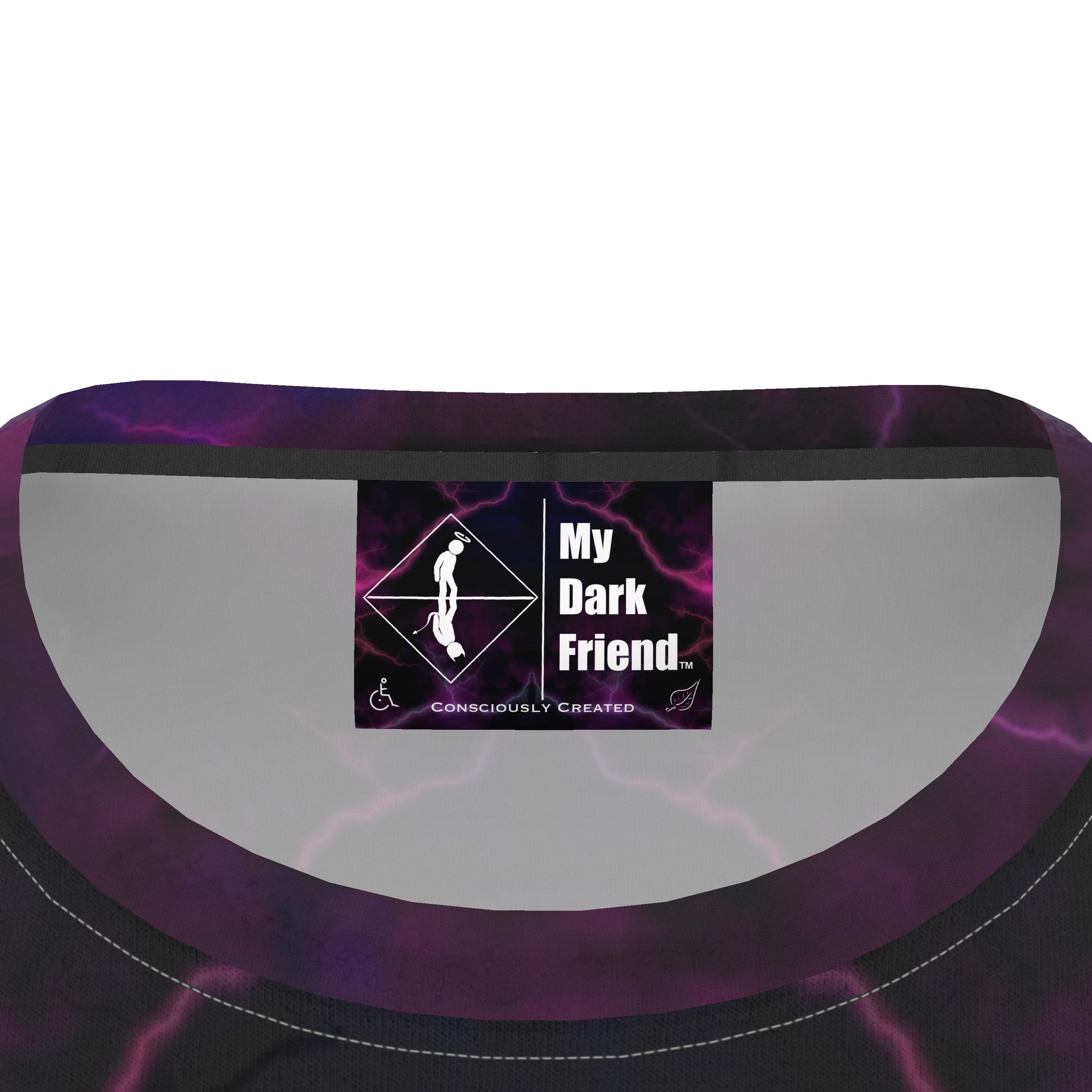 SHIDEN Lightning Tee purple / black L